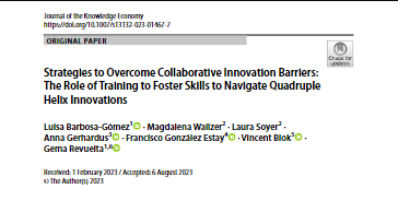 Strategien zur Überwindung von Hindernissen für kollaborative Innovation: Neues Paper aus dem Projekt Riconfigure veröffentlicht